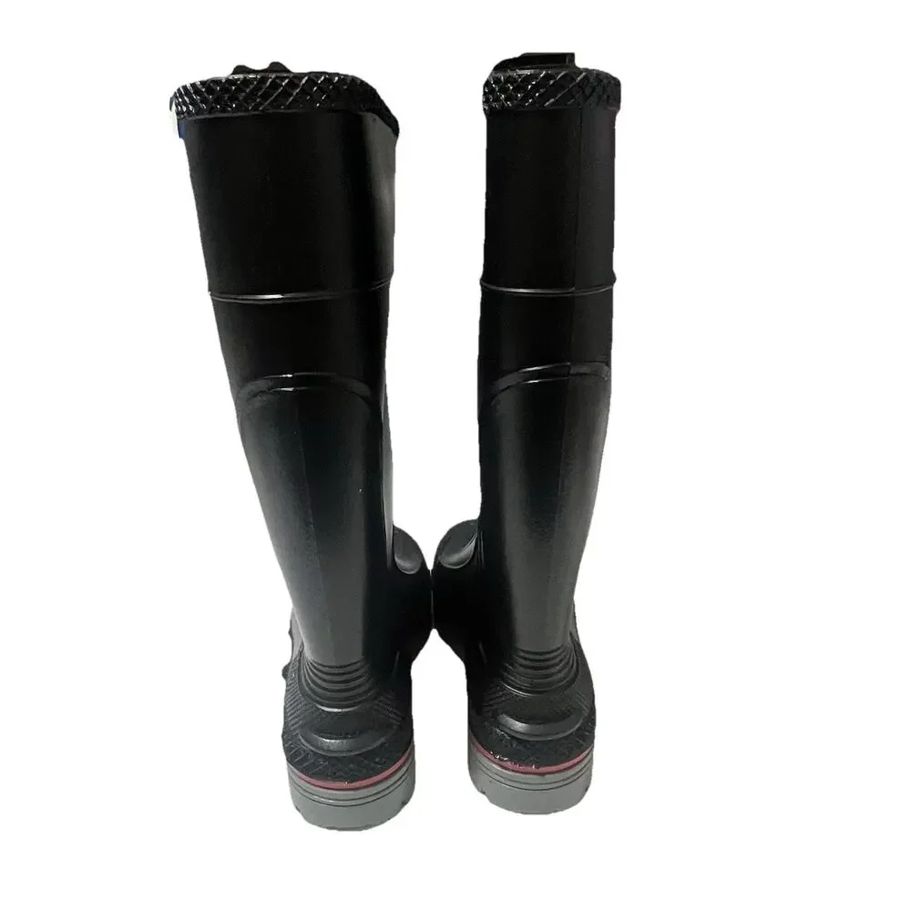 Honeywell 75108-BLM-100 XTP Knee‎ Boots, Size 3, PVC, Black/Red/Gray